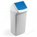 Durable Abfallbehlter Durabin Flip 40 VEH2013036 wei blau
