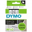 Dymo Schriftband D1 45013 S0720530 12 mm schwarz auf wei