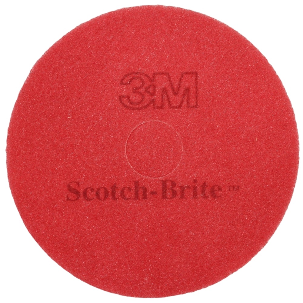 5 Stück 3M Scotch Brite Superpad Reinigungspad Premium Line rot 18" 457 460 mm 