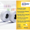 Avery Zweckform Auszeichnungsetikett 26 x 16 mm weiß ablösbar 10er Pack