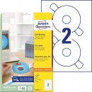 Avery Zweckform CD-Etiketten ClassicSize L6015-25 weiß 50er Pack