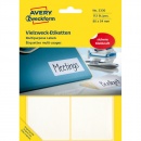 Avery Zweckform Etiketten 3330 80 x 54 mm weiß 112er Pack