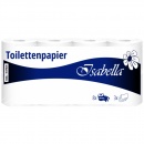 Brevotip Toilettenpapier Isabella 3-lagig Tissue 250 Blatt extra weiß 8er Pack