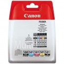 Canon PGI-580PGBK + CLI-581BK/C/M/Y Tintenpatrone 2078C006 Multipack