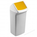 Durable Abfallbehälter Durabin Flip 40 VEH2013035 weiß gelb