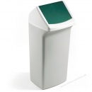 Durable Abfallbehälter Durabin Flip 40 VEH2013034 weiß grün