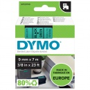 Dymo Schriftband D1 40919 S0720740 9 mm schwarz auf grün
