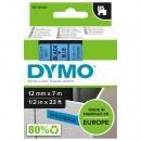 Dymo Schriftband D1 45016 S0720560 12 mm schwarz auf blau