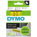 Dymo Schriftband D1 45018 S0720580 12 mm schwarz auf gelb