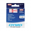 Dymo Schriftband D1 45012 S0720520 12mm rot auf transparent