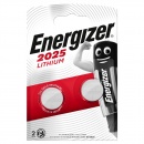 Energizer Knopfzelle CR2025 Lithium E301021502 2er Pack