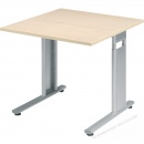 Geramöbel Schreibtisch Flex S-617101-AS 80 cm ahorn silber