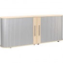 Geramöbel Sideboard Flex S-382104-SA 200 x 83 x 40 cm lichtgrau ahorn