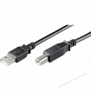 Goobay USB Kabel 1,8 m A/B-Stecker schwarz