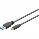 Goobay USB-Kabel SuperSpeed 67890 A/C-Stecker 1 m schwarz