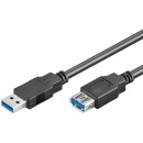 Goobay USB Verlngerungskabel SuperSpeed 93998 1,8 m schwarz