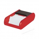 Helit Visitenkartenbox H6218092 schwarz / rot