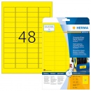 Herma Signal-Folien-Etiketten 8030 gelb 1200er Pack
