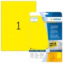 Herma Signal-Folien-Etiketten 8033 gelb 25er Pack