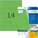 Herma Special-Universal-Etiketten 5061 grün wieder ablösbar Blatt