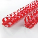 Industrie Plastikbinderücken 10 mm rot 100er Pack