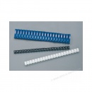 Industrie Plastikbinderücken 8 mm weiß 21 Ringe 100er Pack