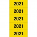 Herma Inhaltsschilder Jahreszahl 2021 1681 gelb 100er Pack