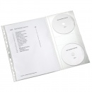 Leitz PP-Dokumentenhülle mit CD-Klappe 47613003 DIN A4 5er Pack