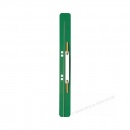 Leitz Kunststoff-Heftstreifen 37110055 lang grün 25er Pack