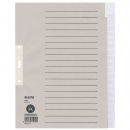 Leitz Papier-Register 12200085 DIN A4 berbreite blanko grau