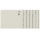 Leitz Serienregister 13240085 DIN A4 24-teilig A-Z grau 360 Blatt