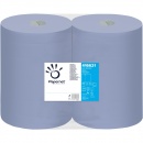 Papernet Putztuchrollen 416621 2-lagig 36 x 37,5 cm blau 1000 Blatt 2er Pack