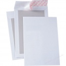 Papprückwandtaschen B4 250 x 353 mm haftklebend weiß 100er Pack