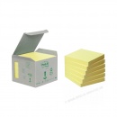 3M Post-it Notes 654-1B 76 x 76 mm recycling gelb 6er Pack