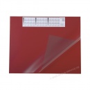 Soennecken Schreibunterlage mit Folienauflage 3657 65 x 52 cm rot