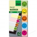 Sigel Haftmarker Design Smile Klebepunkte HN502 20 x 50 mm farbig