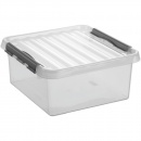 Sunware Aufbewahrungsbox Q-line H6162802 18 Liter transparent