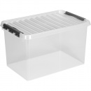 Sunware Aufbewahrungsbox Q-line H6163402 72 Liter transparent