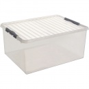 Sunware Aufbewahrungsbox Q-line H6164602 120 Liter transparent
