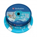 Verbatim CD-R 700 MB 52x bedruckbar 25er Spindel