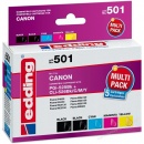 edding Tintenpatrone EDD-501 kompatibel zu Canon PGi-525 CLi-526 Multipack