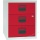 Bisley Schubladenschrank PFA3 506 3 Schübe grau rot