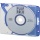 Durable CD/DVD-Box Quickflip 526906 blau 5er Pack