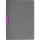 Durable Klemmmappe Duraswing Color 230408 A4 30 Blatt anthrazit rosa 5er Pack