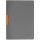 Durable Klemmmappe Duraswing Color 230409 A4 30 Blatt anthrazit orange 5er Pack