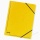 Karton-Eckspanner DIN A4 mit Gummizug gelb
