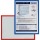Franken Dokumentenhalter Frame It X-tra!Line ITSA3M 03 DIN A3 magnetisch blau
