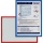 Franken Dokumentenhalter Frame It X-tra!Line ITSA4M 03 DIN A4 magnetisch blau