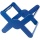 HAN Hngeregistraturkorb X-CROSS 19071-14 DIN A4 blau