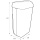 Katrin Abfallbehälter 91899 Kunststoff 25 Liter mit Deckel weiß